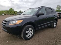 Salvage cars for sale from Copart Columbia Station, OH: 2009 Hyundai Santa FE GLS