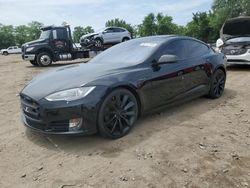 Salvage cars for sale from Copart Baltimore, MD: 2012 Tesla Model S
