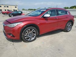 Salvage cars for sale from Copart Wilmer, TX: 2017 Infiniti QX30 Base