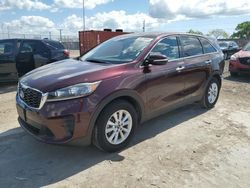 Salvage cars for sale at Homestead, FL auction: 2019 KIA Sorento LX