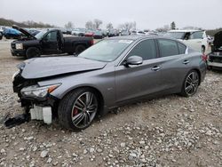 Salvage cars for sale from Copart West Warren, MA: 2016 Infiniti Q50 Premium