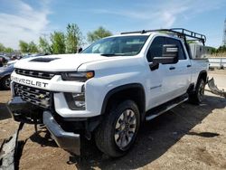 Salvage cars for sale at Elgin, IL auction: 2021 Chevrolet Silverado K2500 Custom