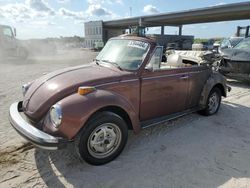Salvage cars for sale at West Palm Beach, FL auction: 1978 Volkswagen Beetle