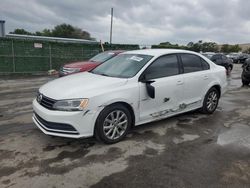 Vehiculos salvage en venta de Copart Orlando, FL: 2015 Volkswagen Jetta SE