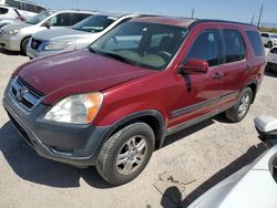 Salvage SUVs for sale at auction: 2002 Honda CR-V EX