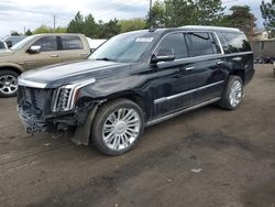 Cadillac Vehiculos salvage en venta: 2016 Cadillac Escalade ESV Platinum