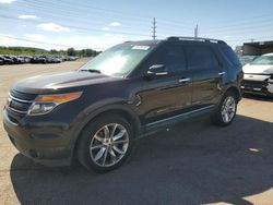 Salvage cars for sale at Colorado Springs, CO auction: 2013 Ford Explorer XLT