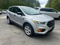 Salvage cars for sale at North Billerica, MA auction: 2017 Ford Escape S