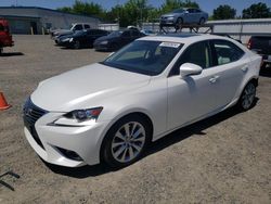 Vehiculos salvage en venta de Copart Sacramento, CA: 2016 Lexus IS 300