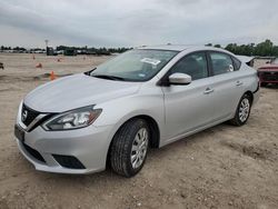 Salvage cars for sale at Houston, TX auction: 2017 Nissan Sentra S