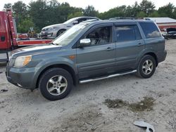 Salvage cars for sale from Copart Mendon, MA: 2008 Honda Pilot EXL