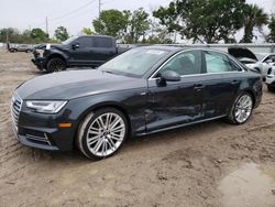 Salvage cars for sale at Riverview, FL auction: 2018 Audi A4 Premium Plus