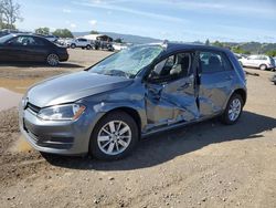 Salvage cars for sale from Copart San Martin, CA: 2016 Volkswagen Golf S/SE
