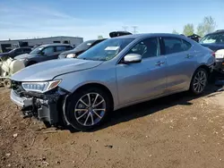 Salvage cars for sale at Elgin, IL auction: 2018 Acura TLX