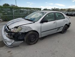 Salvage cars for sale from Copart Orlando, FL: 2005 Toyota Corolla CE