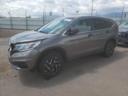 Salvage cars for sale from Copart Colorado Springs, CO: 2016 Honda CR-V SE