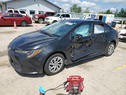 Salvage cars for sale at Pekin, IL auction: 2021 Toyota Corolla LE