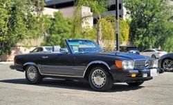 Salvage cars for sale at Wilmington, CA auction: 1988 Mercedes-Benz 560 SL