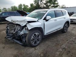 Hyundai Santa fe Limited Vehiculos salvage en venta: 2020 Hyundai Santa FE Limited