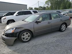 Salvage cars for sale from Copart Gastonia, NC: 2007 Honda Accord EX