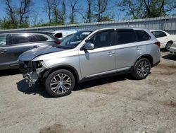 Salvage cars for sale from Copart West Mifflin, PA: 2018 Mitsubishi Outlander SE