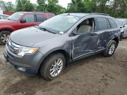 Salvage cars for sale at Baltimore, MD auction: 2009 Ford Edge SEL
