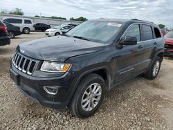 Salvage cars for sale at Kansas City, KS auction: 2015 Jeep Grand Cherokee Laredo