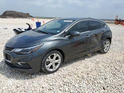 Salvage cars for sale at New Braunfels, TX auction: 2018 Chevrolet Cruze Premier