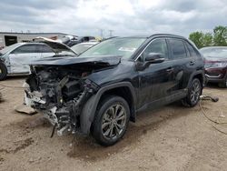 Salvage cars for sale from Copart Elgin, IL: 2022 Toyota Rav4 XLE Premium