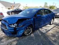 Salvage cars for sale at Northfield, OH auction: 2019 Ford Fusion SE