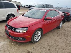 Volkswagen eos salvage cars for sale: 2013 Volkswagen EOS Komfort