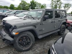 Salvage cars for sale from Copart Grantville, PA: 2021 Jeep Wrangler Unlimited Sport