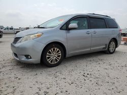 Salvage cars for sale at Houston, TX auction: 2012 Toyota Sienna XLE