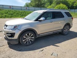 Salvage cars for sale at Davison, MI auction: 2017 Ford Explorer Platinum