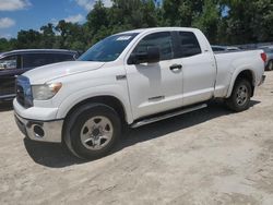 Salvage trucks for sale at Ocala, FL auction: 2008 Toyota Tundra Double Cab