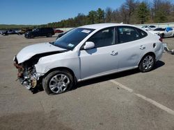 Salvage cars for sale from Copart Brookhaven, NY: 2010 Hyundai Elantra Blue