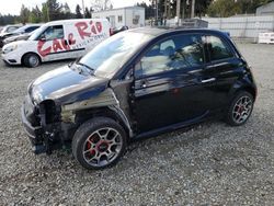 Salvage cars for sale at Graham, WA auction: 2013 Fiat 500 Sport