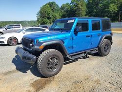 Salvage cars for sale at Concord, NC auction: 2024 Jeep Wrangler Sport