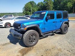 Jeep Wrangler Sport salvage cars for sale: 2024 Jeep Wrangler Sport