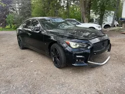 Salvage cars for sale at Bowmanville, ON auction: 2015 Infiniti Q50 Base