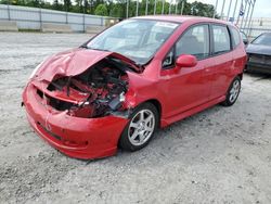 Salvage cars for sale at Spartanburg, SC auction: 2008 Honda FIT Sport
