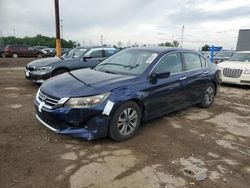 Salvage cars for sale at Woodhaven, MI auction: 2013 Honda Accord LX
