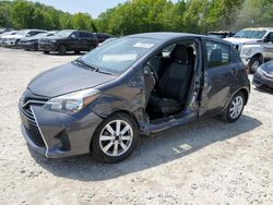Salvage cars for sale at North Billerica, MA auction: 2017 Toyota Yaris L