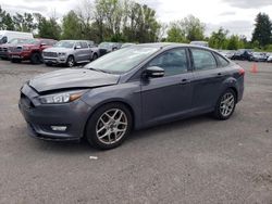 Salvage cars for sale at Portland, OR auction: 2015 Ford Focus SE