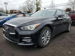 Salvage cars for sale at New Britain, CT auction: 2014 Infiniti Q50 Base
