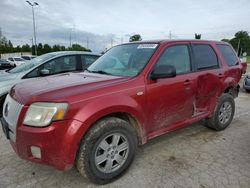 Mercury salvage cars for sale: 2008 Mercury Mariner