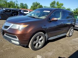 Salvage cars for sale at Baltimore, MD auction: 2011 Acura MDX Technology
