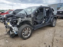 Salvage cars for sale at Woodhaven, MI auction: 2021 Jeep Cherokee Latitude LUX