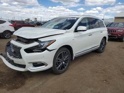 Salvage cars for sale from Copart Brighton, CO: 2016 Infiniti QX60