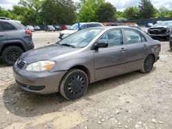 Salvage cars for sale at Madisonville, TN auction: 2008 Toyota Corolla CE